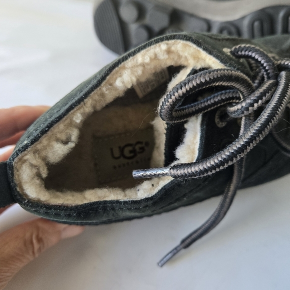 Ugg Australia Magpie Waterproof Ankle Duck Boots Black Nubuck Leather Size 6 - Picture 11 of 15